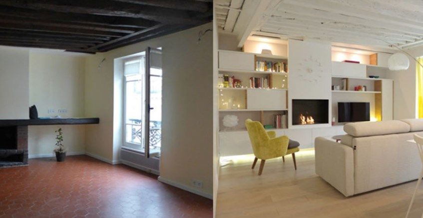 Rénovation partielle d'un appartement parisien