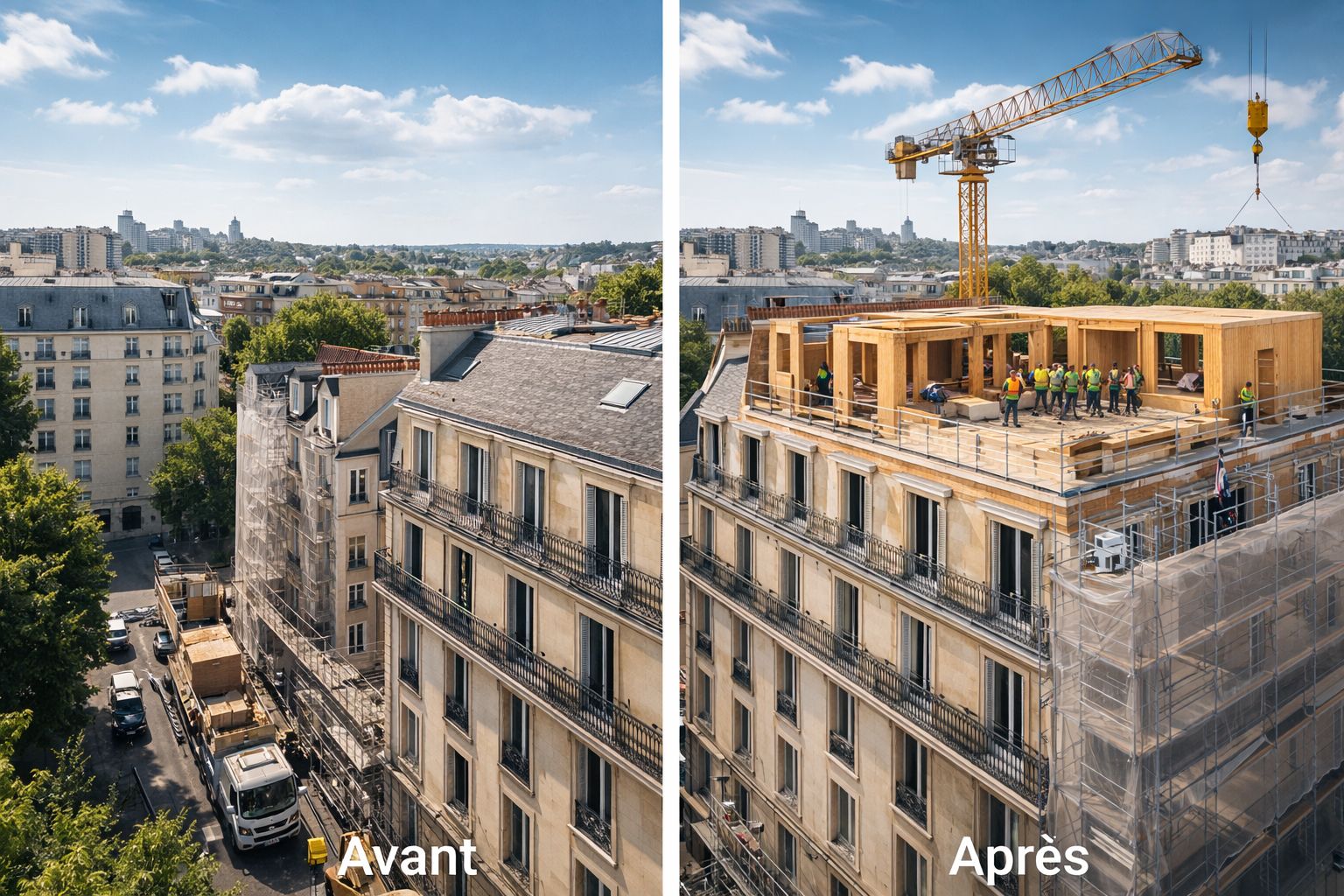 Surélévation d’immeuble à Fontenay-sous-Bois (94) 