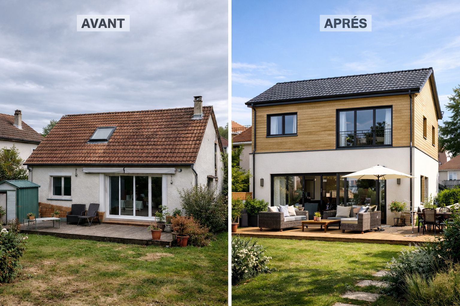 Surélévation de maison à Fontenay-sous-Bois (94)