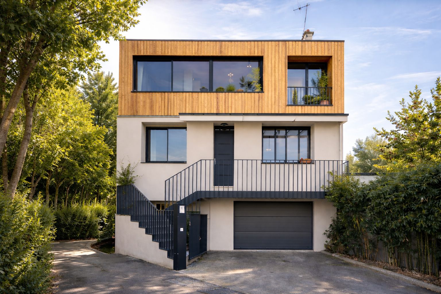 Surélévation de maison dans la banlieue de Paris