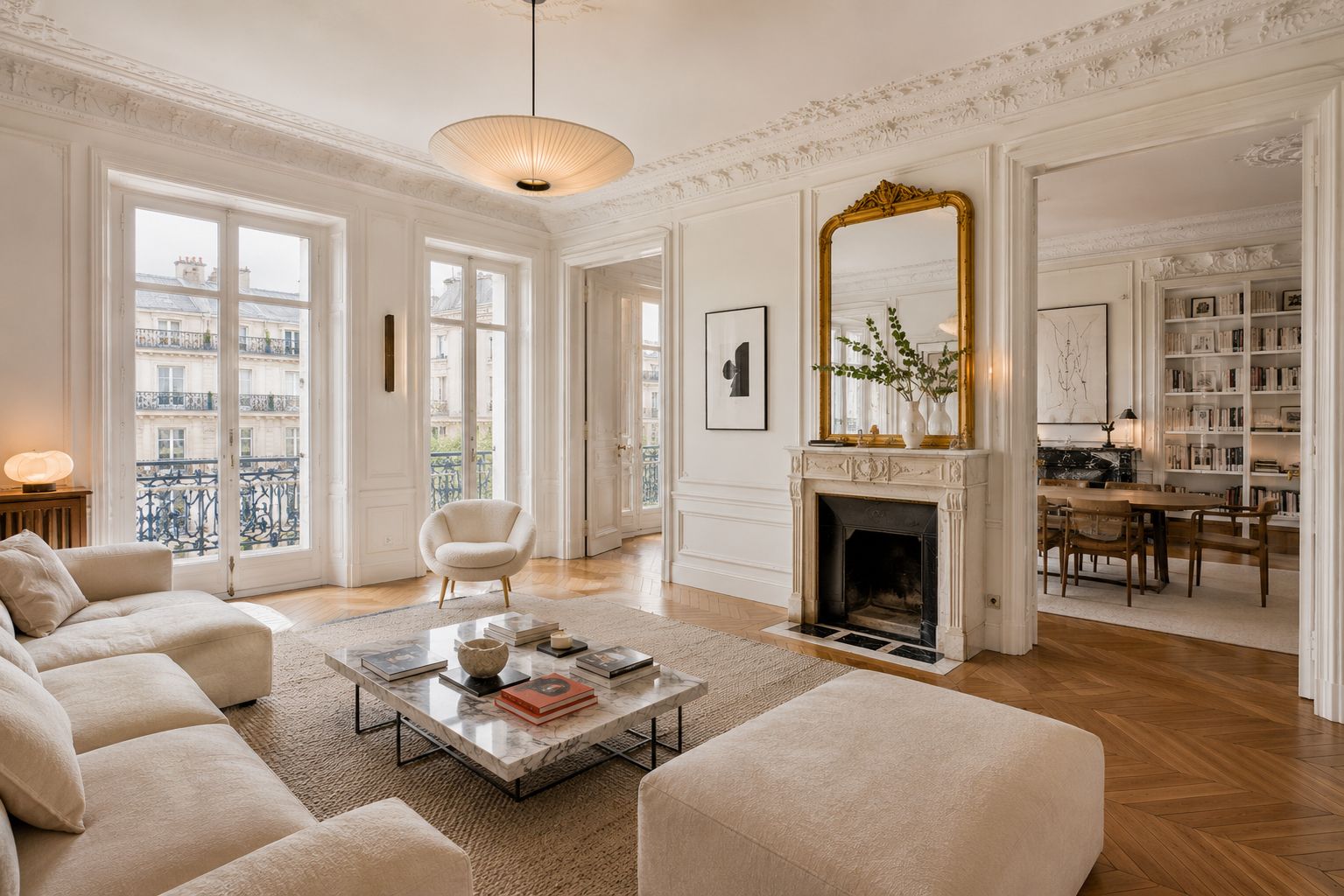 Rénovation énergétique d'un appartement haussemanninen à Paris 7
