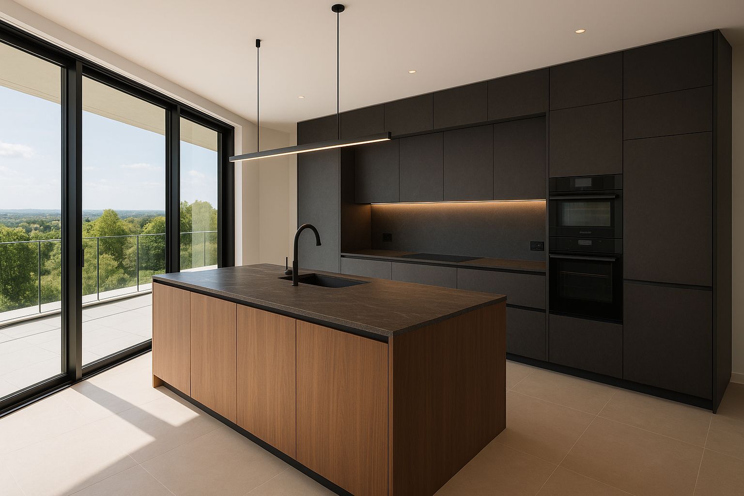 Rénovation lourde d'un appartement haut de gamme à Marnes la Coquette