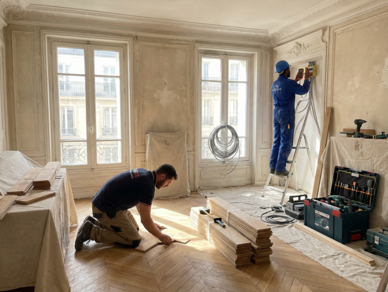 Rénovation d’appartement à Vincennes (94300) : l’élégance architecturale au service du confort moderne