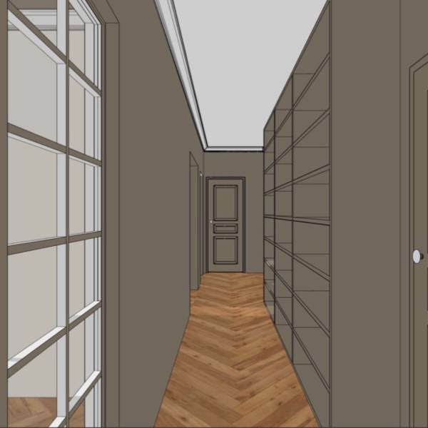 Projet de rénovation avec architecte à Paris 5