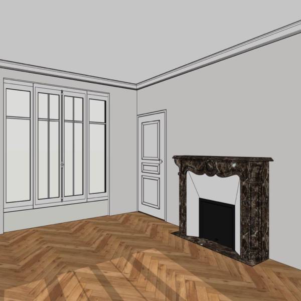 Rénovation de chambre à Paris 5