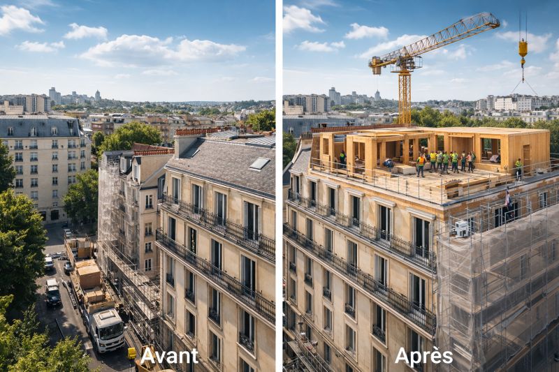 Surélévation d’immeuble à Fontenay-sous-Bois (94) 