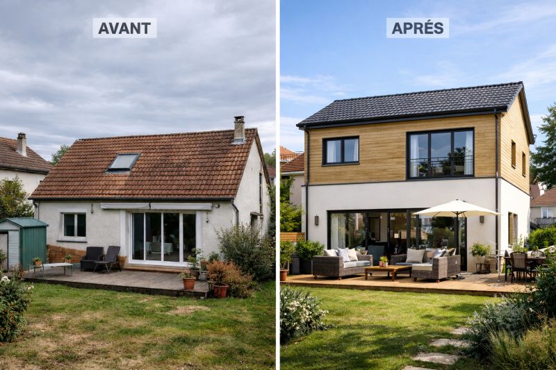 Surélévation de maison à Fontenay-sous-Bois (94)
