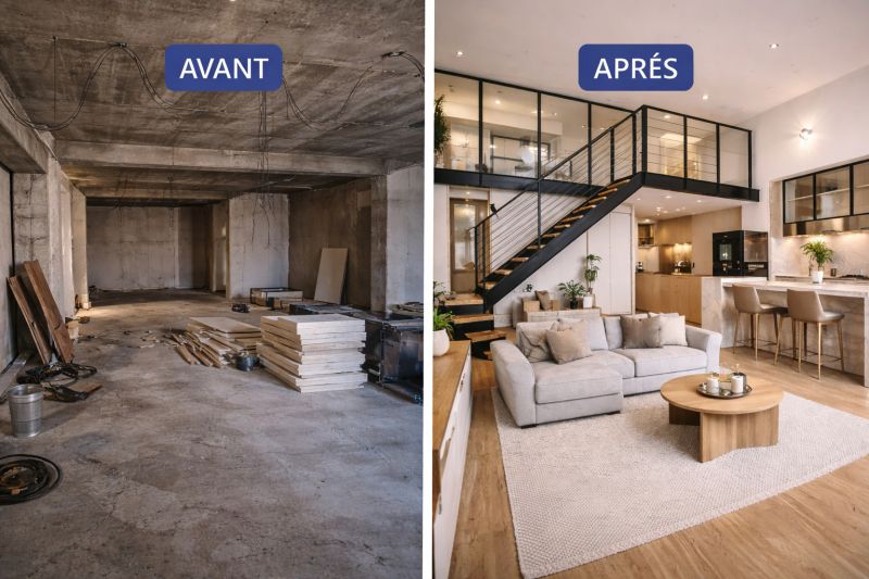 Transformation d'un plateau nu à Puteaux