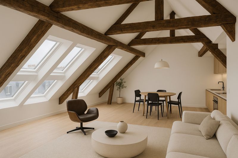 Aménagement de combles dans un immeuble à Paris 8