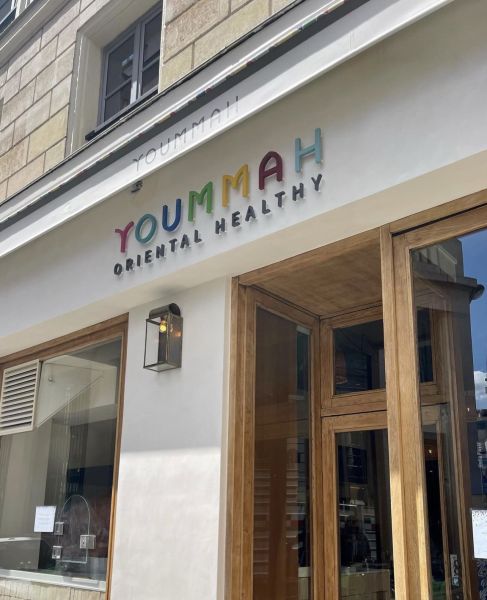 Rénovation d'un local commercial en béton ciré à Paris 1 avec carrelage Zellige: Le Restaurant Yoummah