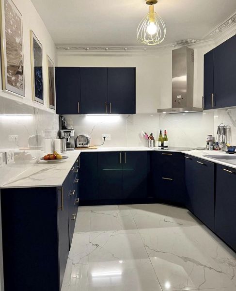 Rénovation D'un Cuisine Contemporaine à Paris 7ème