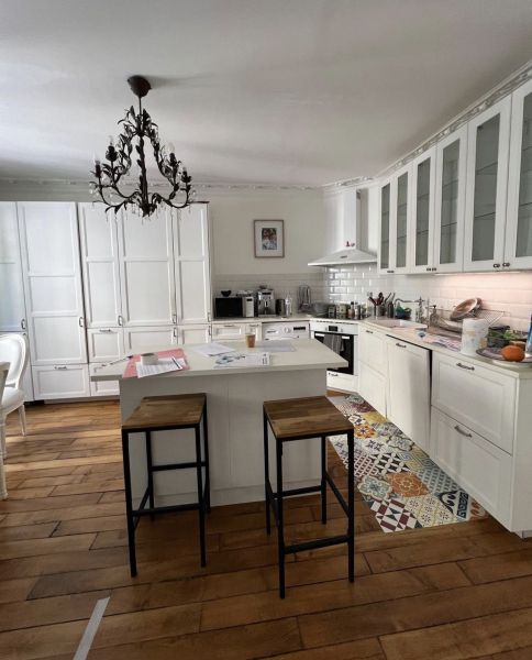 Séparation d'un espace cuisine pour créer une nouvelle chambre à Paris 7ème