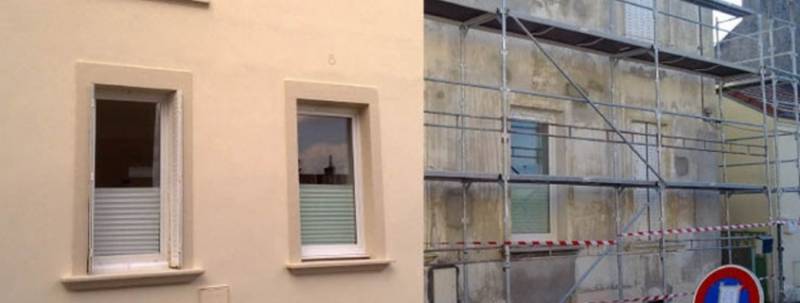 ravalement de façade immeuble