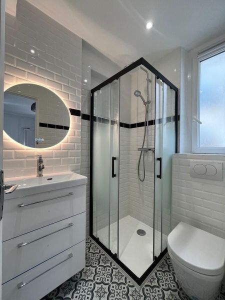 Rénovation d'une salle de bain typiquement Parisienne à Paris 20ème