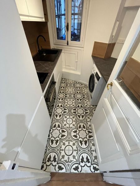 Rénovation de Cuisine à Paris 12 par Belmard Batiment : Maximiser l'Espace et la Fonctionnalité