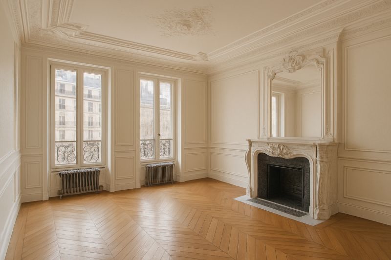 Rénover un appartement haussmannien ancien à Paris 17