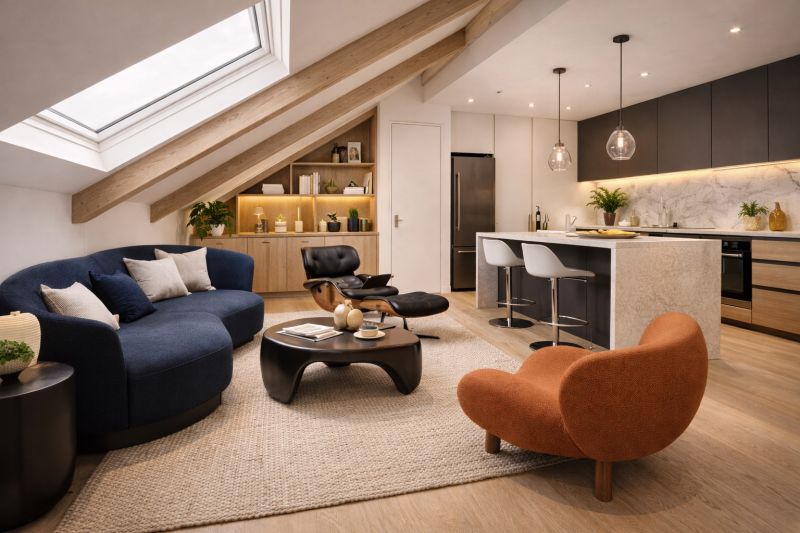 Aménagement appartement dans combles