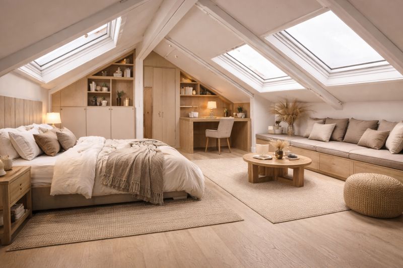 Création d'une chambre parentale dans combles à Puteaux