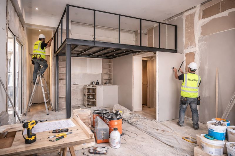 Construction d'une mezzanine à Puteaux