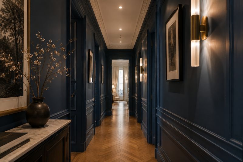 Relooking total d'un appartement haussmannien Paris 8
