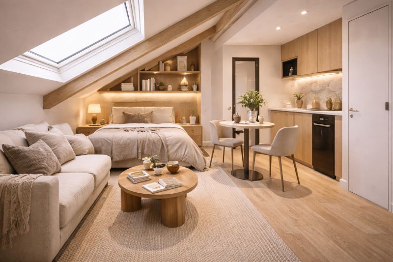 Création d'un studio dans combles à Puteaux (92)