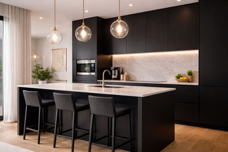 Pose d'une cuisine design à St Mandé (94)