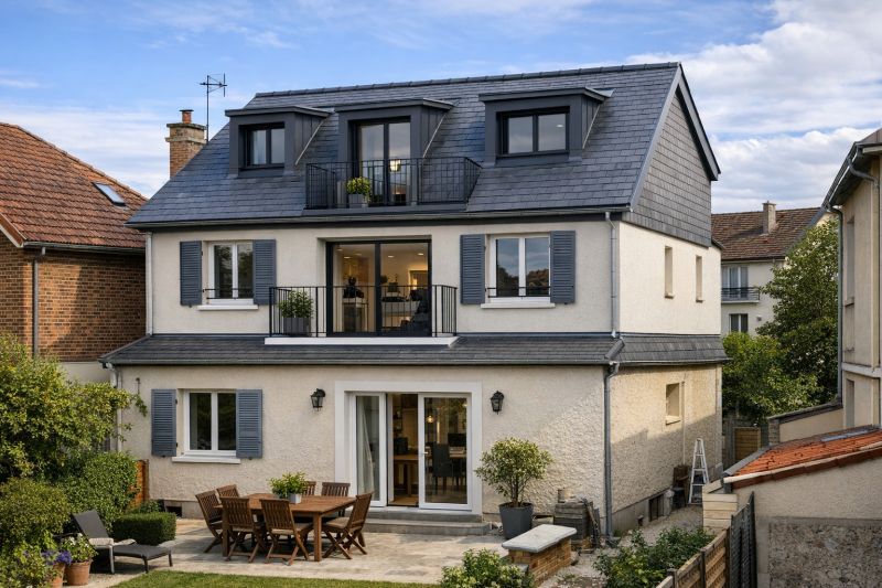 Surélévation d’une maison à Boulogne-Billancourt