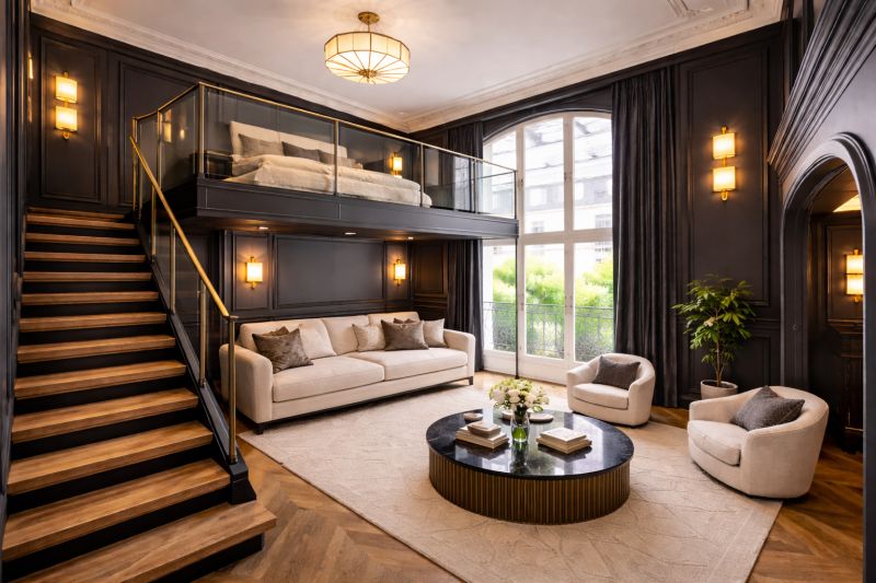 Création d’une chambre en mezzanine à Paris 19