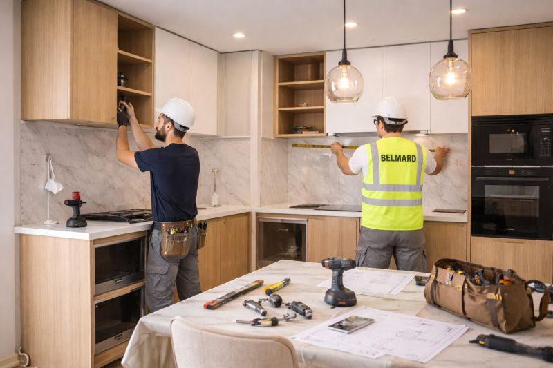 Rénovation complète d'une cuisne à Puteaux