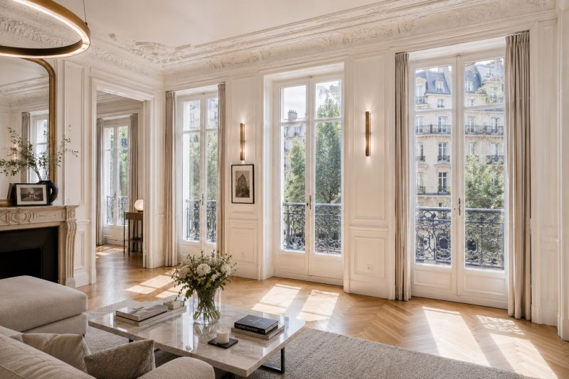 Remplacement fenêtres par du double vitrage dans appartement haussmannien dans Paris 16