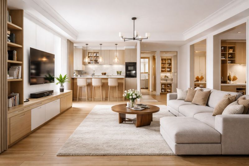 Rénovation d'un appartement familial à Puteaux