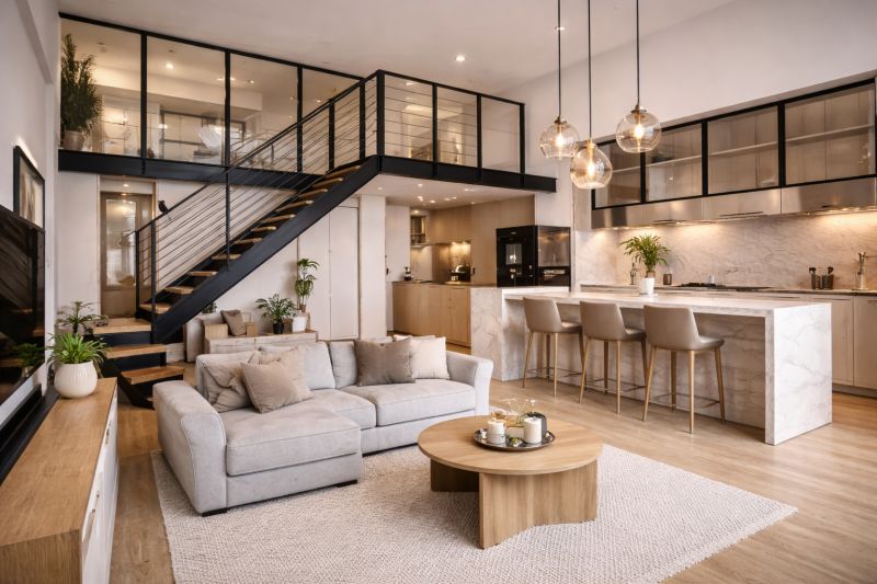 Transformation d'un plateau en loft à Puteaux