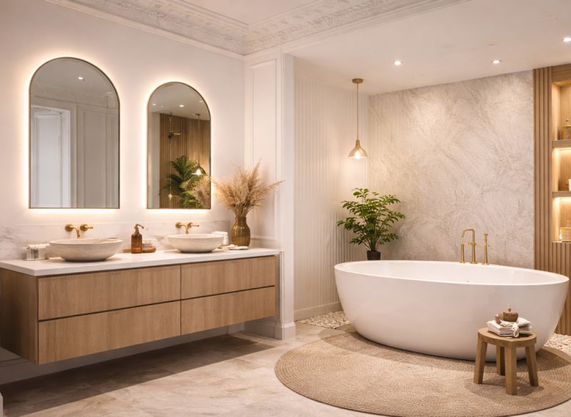 Rénovation d'une grande salle de bain dans le 92